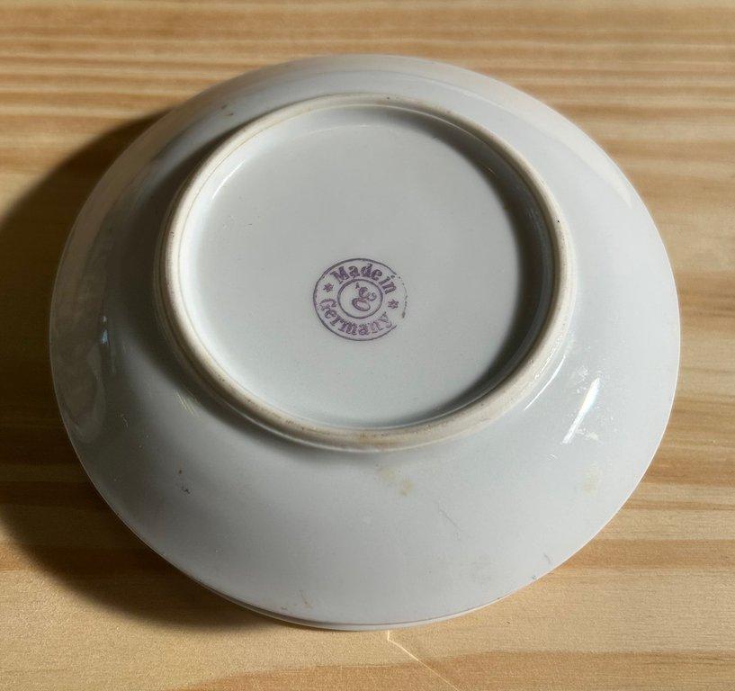 Juego Tazas Café Expreso Art Deco - Porcelana Alemana Vintage (Años 20) - Image 4