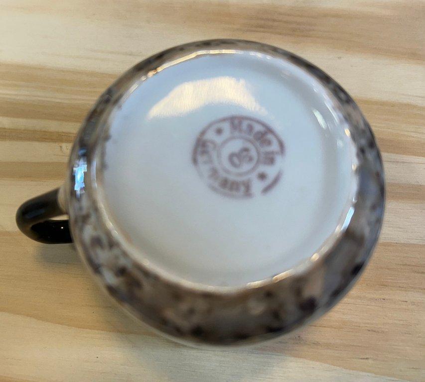 Juego Tazas Café Expreso Art Deco - Porcelana Alemana Vintage (Años 20) - Image 6