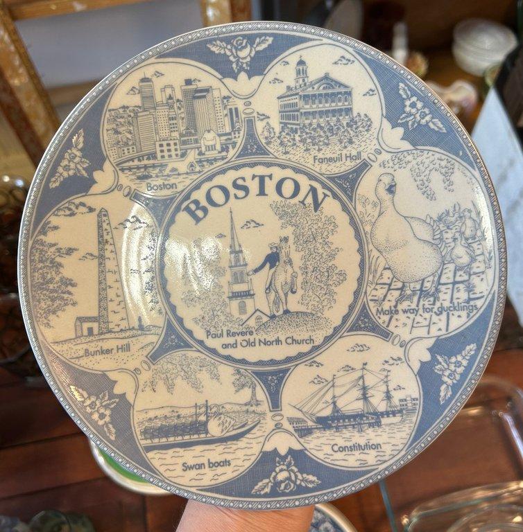 Plato Decorativo Souvenir de Boston