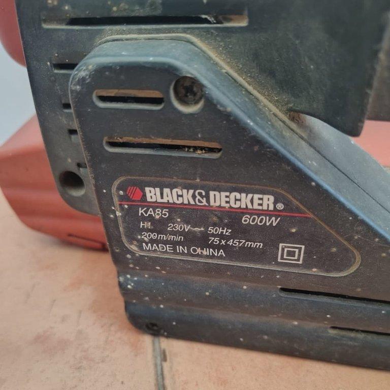 Lijadora de banda Black & Decker KA85 - Image 2