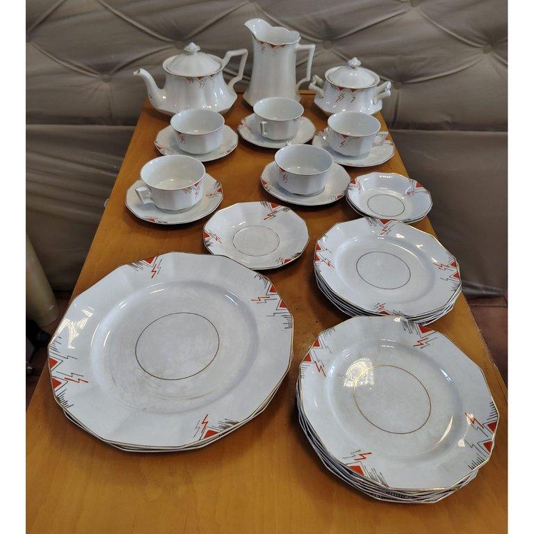 Juego Vajilla Tetera Porcelana Inglesa Johnson Bros England Vintage